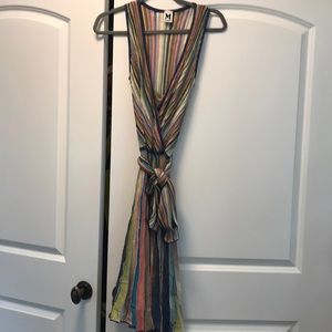 Missoni signature striped dress with belt 8